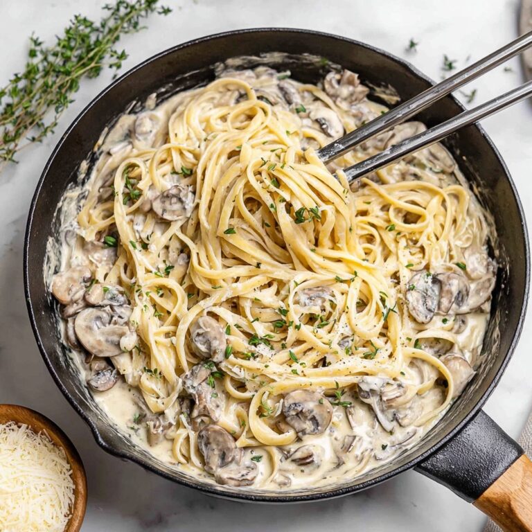 Creamy Mushroom Pasta Recipe