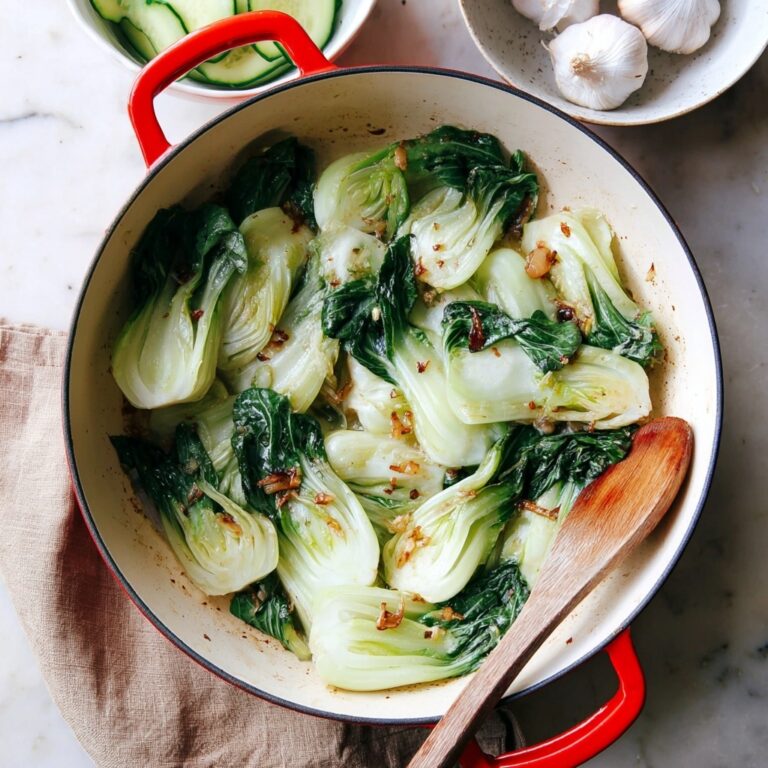 Quick & Simple Sautéed Bok Choy With Garlic Recipe