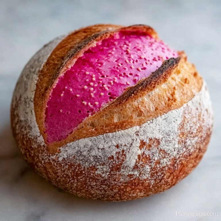 Pink Sourdough Bread with Dragon Fruit Powder Recipe