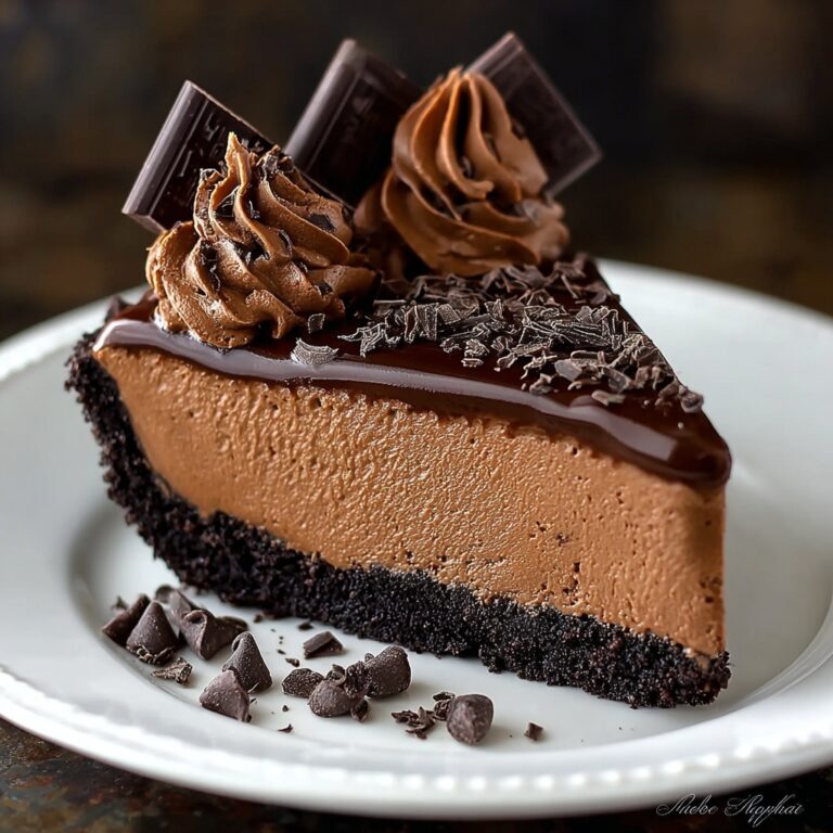 No-Bake Espresso Chocolate Cheesecake Recipe