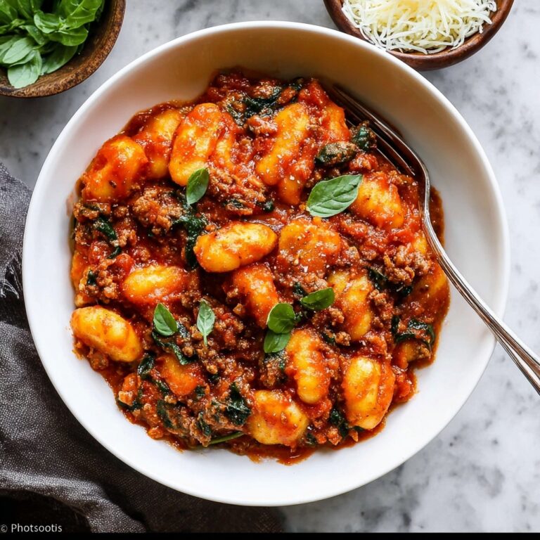 Cheesy Baked Gnocchi with Veggies Recipe