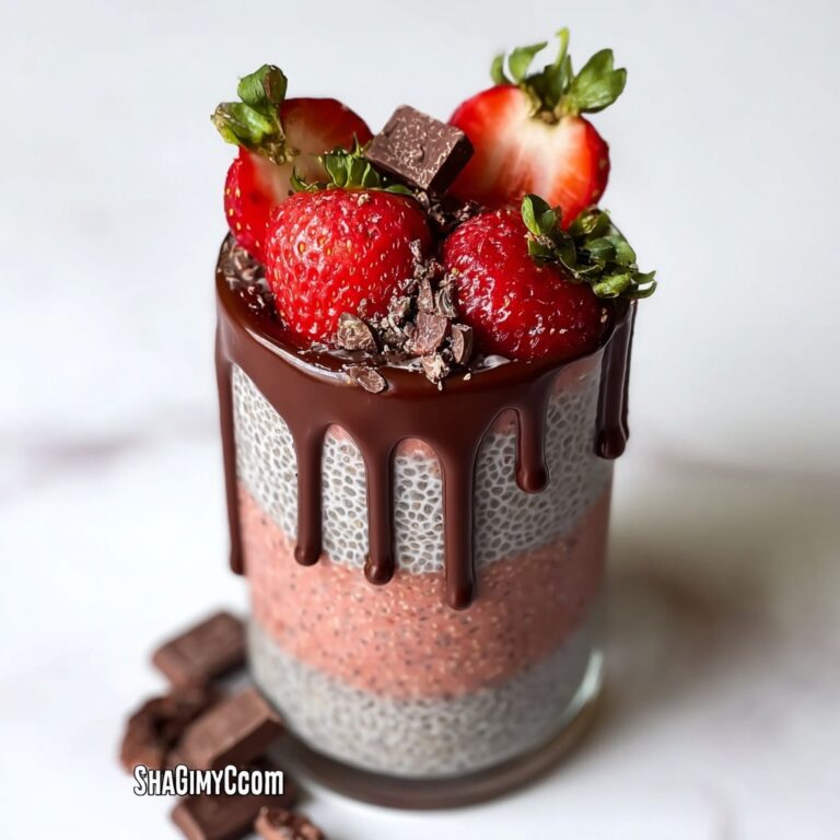 Chocolate-Covered Strawberry Chia Pudding Recipe