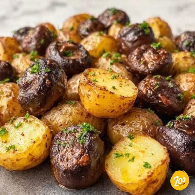 Garlic Butter Beef Bites with Potatoes Recipe