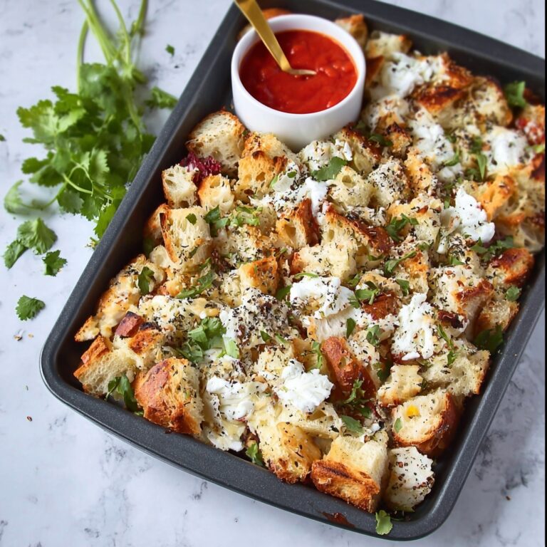 Garlic Bread Nachos with Mozzarella, Parmesan, Ricotta, and Truffle Oil Recipe