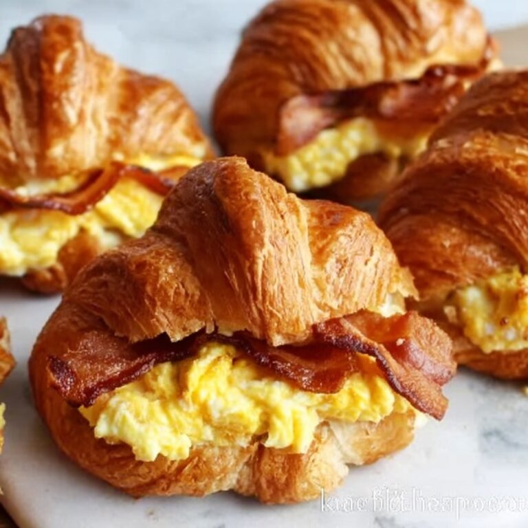Croissant Breakfast Sandwiches Recipe