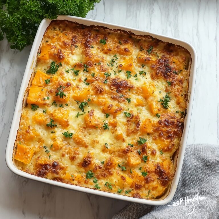 Creamy Butternut Squash and Cauliflower Casserole Recipe