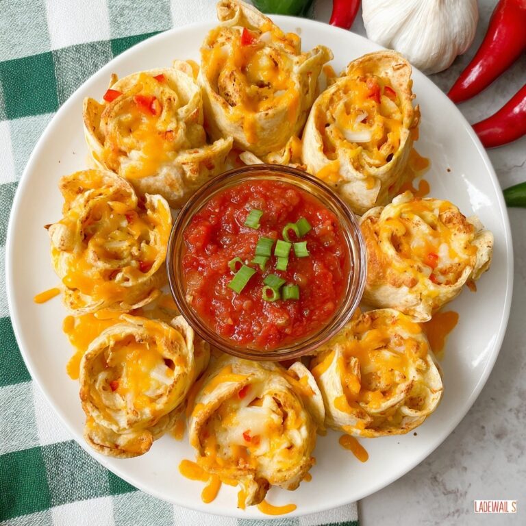 Blooming Chicken Quesadilla Ring Recipe