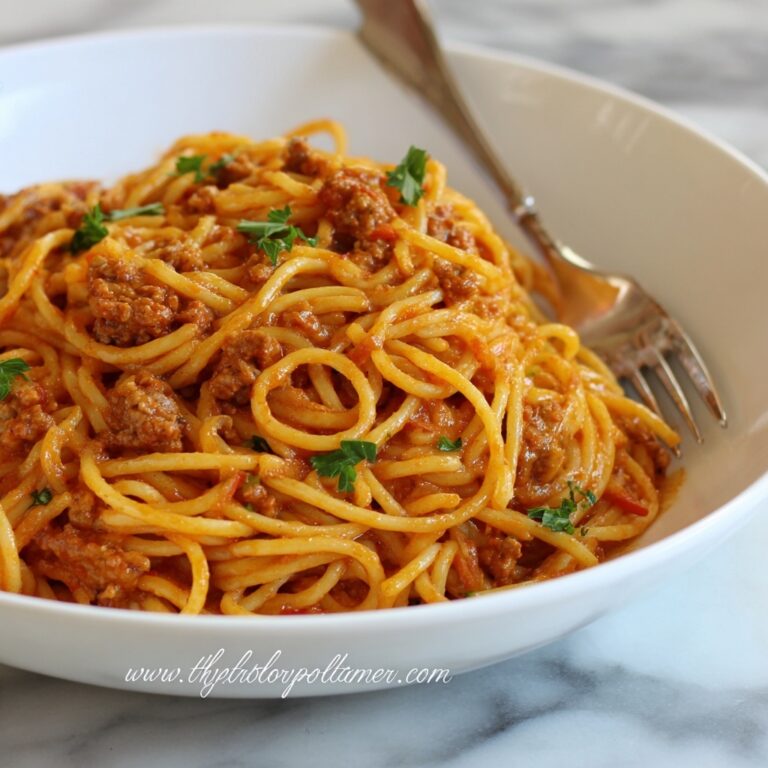 Cheesy Taco Spaghetti Recipe