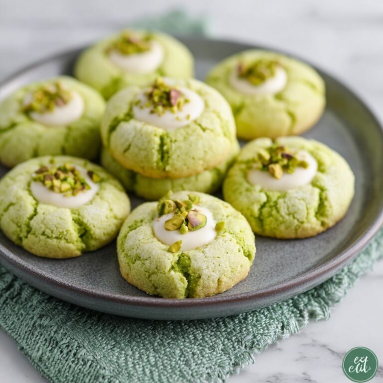 White Chocolate-Orange-Pistachio Thumbprint Cookies Recipe