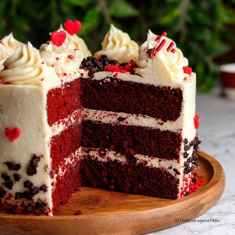 Red Velvet Chocolate Chip Cake Recipe
