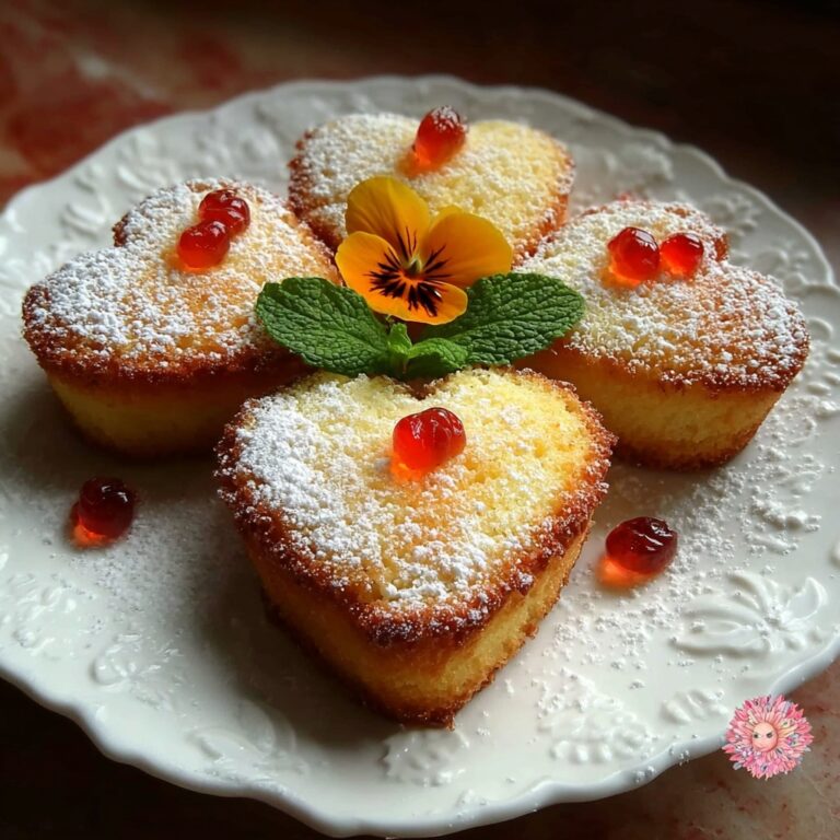 Печенье в форме сердца с цветочным декором Recipe