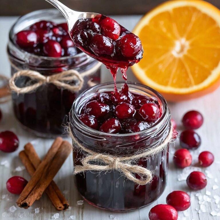 Spiced Cranberry Orange Jam Recipe