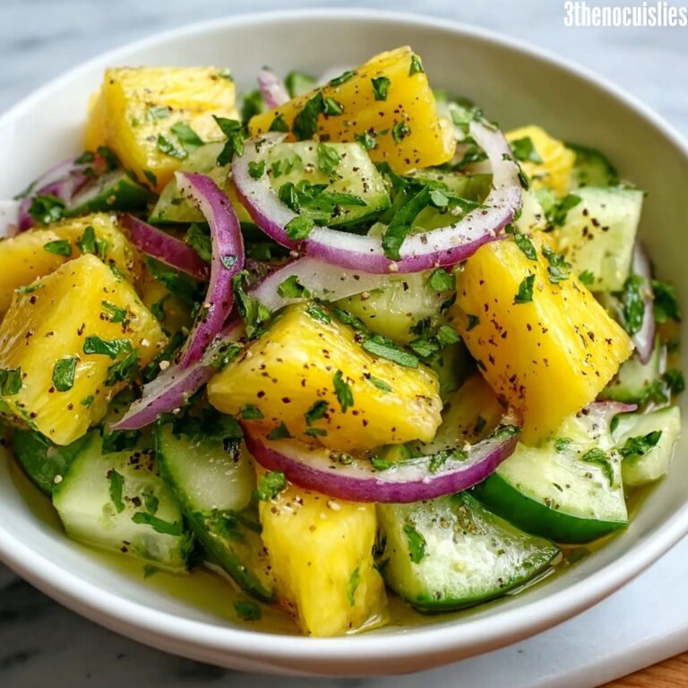 Refreshing Pineapple Cucumber Salad with Optional Flavor Boosts Recipe
