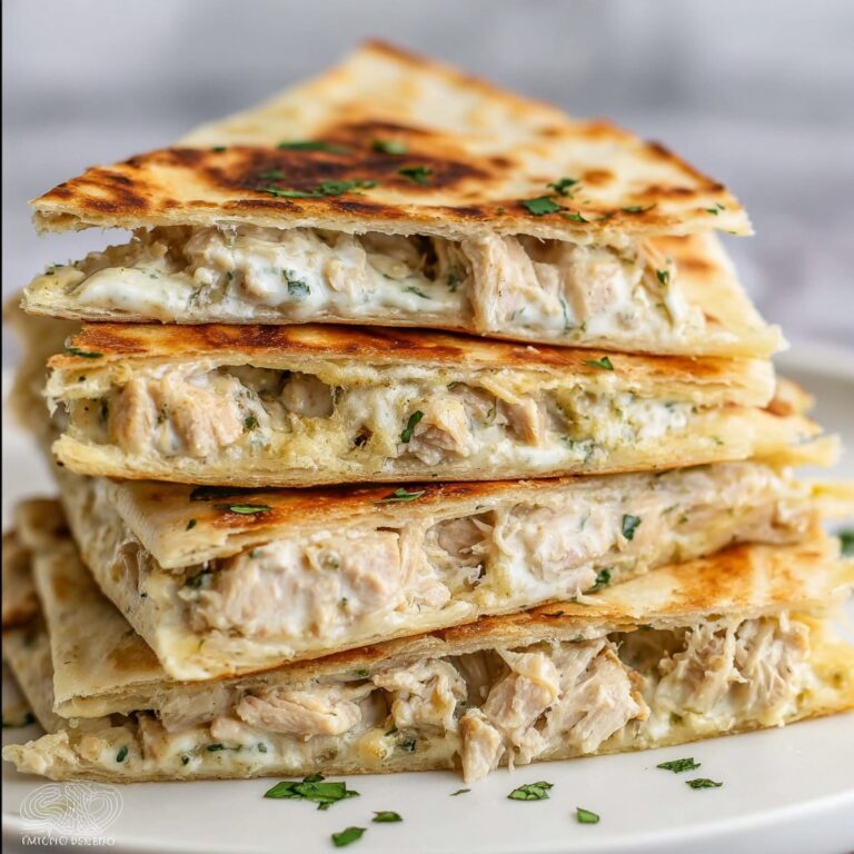 High Protein Chicken Ranch Quesadilla Recipe
