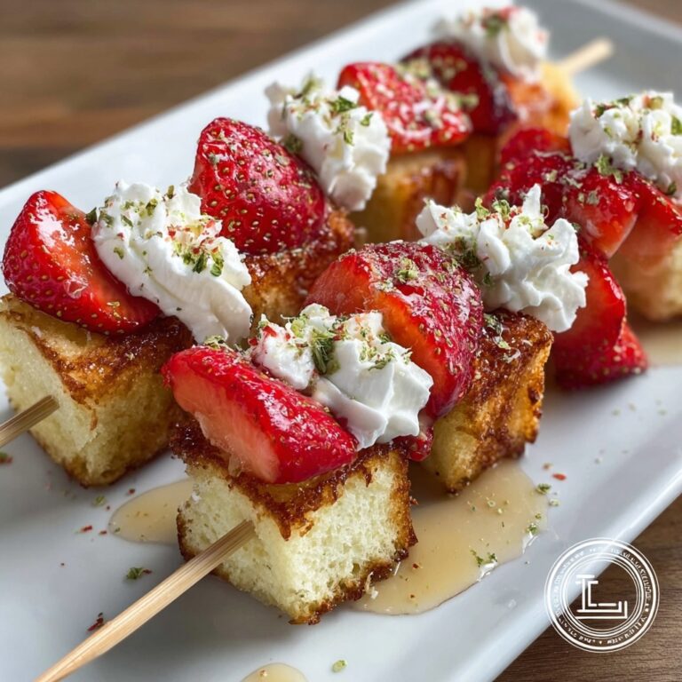 Strawberry Shortcake Kabobs Recipe