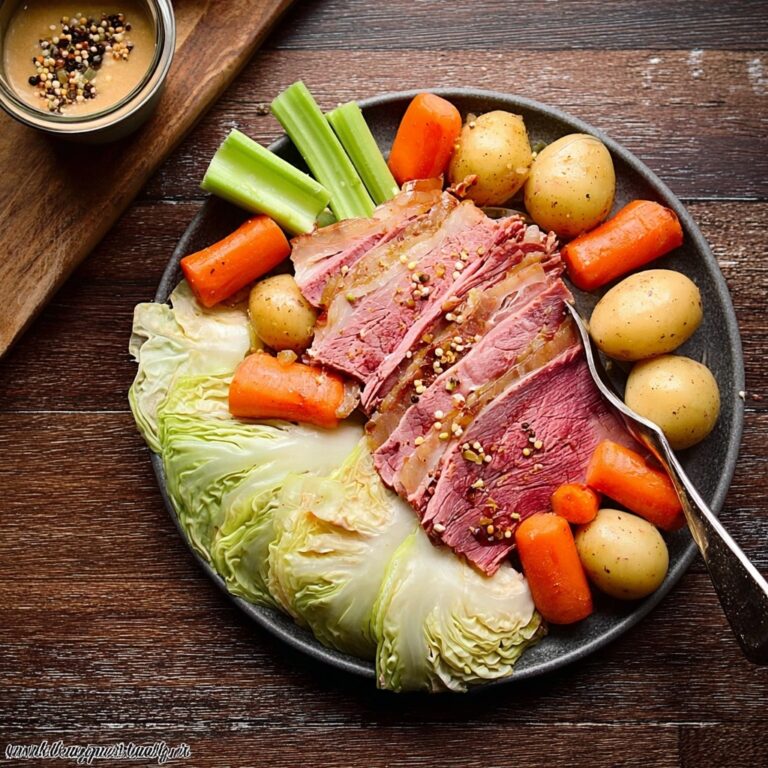 Slow Cooker Corned Beef and Cabbage Recipe