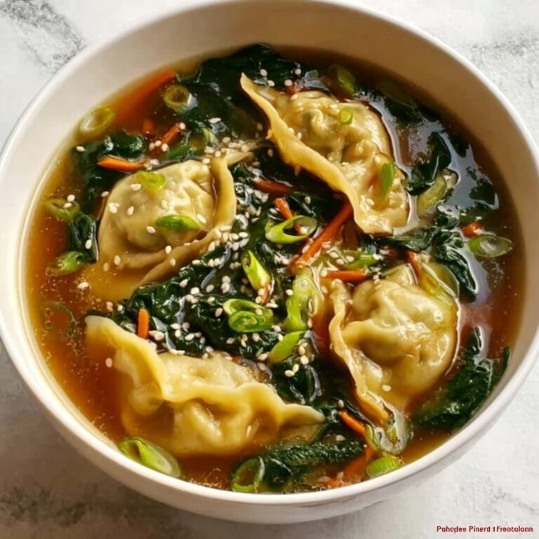 Comforting Beef Potsticker Soup: Delicious Bowl of Warmth Recipe