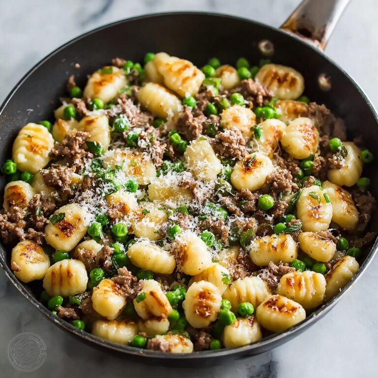 Gnocchi with Peas and Sausage One-Pan Dinner Recipe