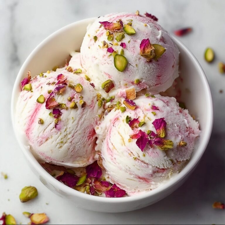 Rose Pistachio Ice Cream Recipe