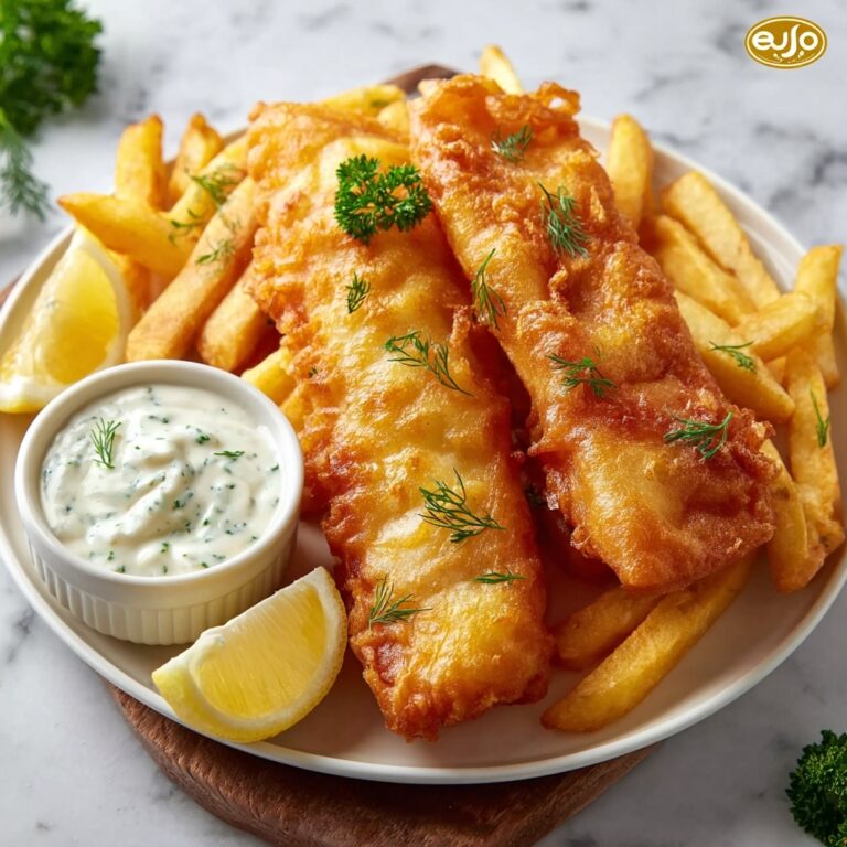 Crispy Beer Battered Fish and Chips (Pub-Style Recipe) Recipe