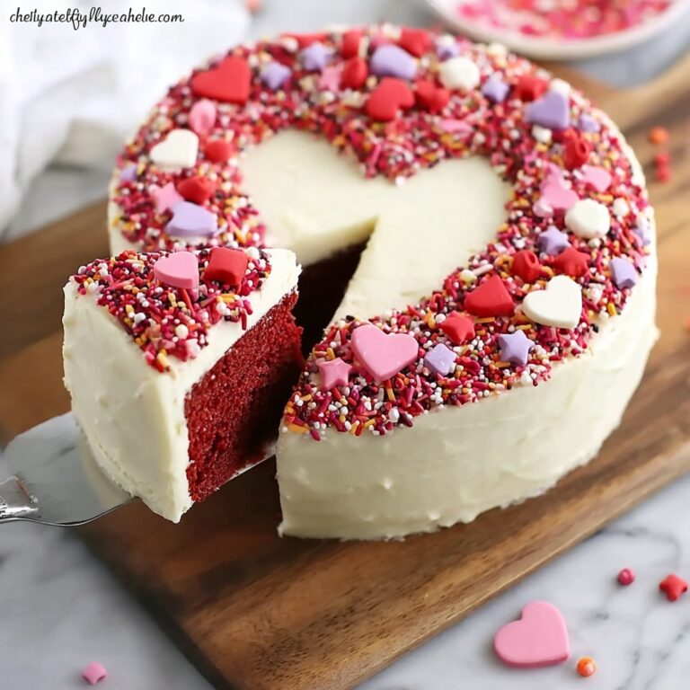 Heart-Shaped Cocoa Cake with Cream Cheese Frosting Recipe