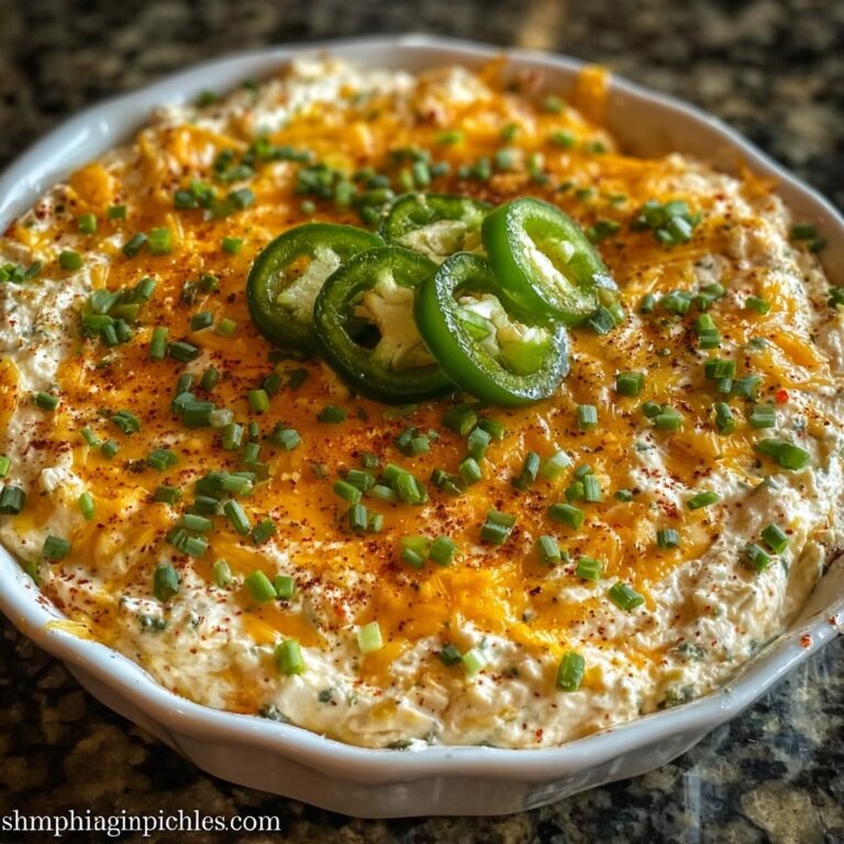 Baked Jalapeno Chicken Dip Recipe