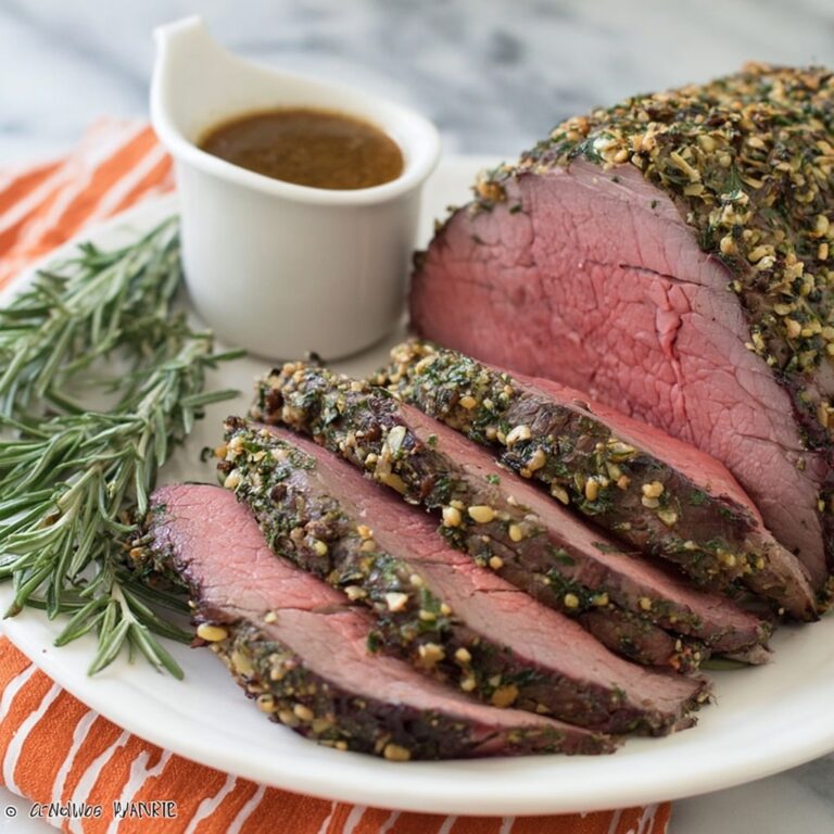 Herb Crusted Sirloin Tip Roast Recipe