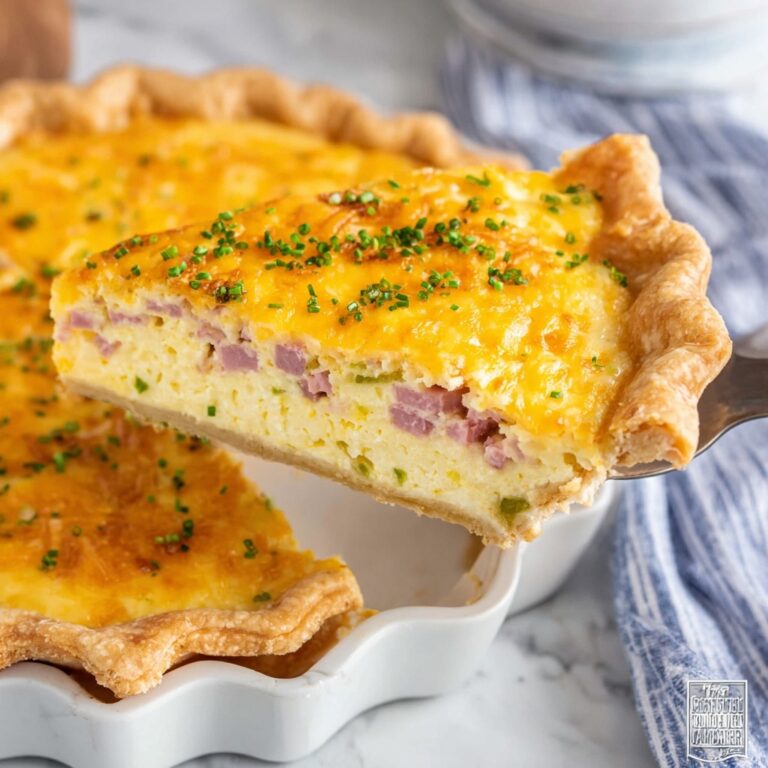 Ham and Cheese Quiche Recipe