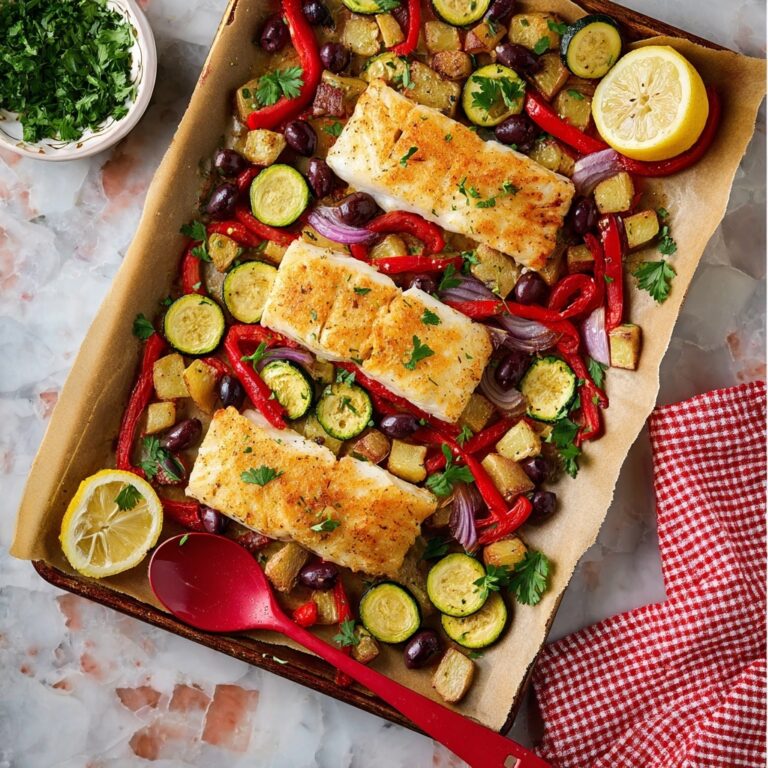 Sheet Pan Mediterranean Salmon Recipe