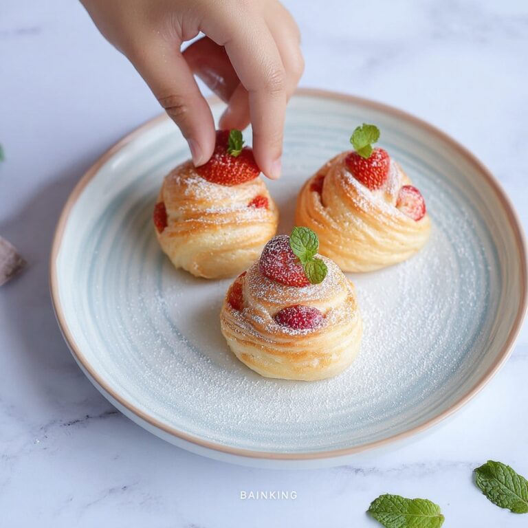 Strawberry and Cream Cheese Pinwheels Recipe