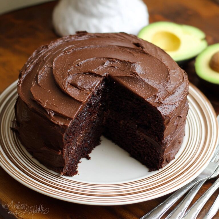 Avocado Chocolate Cake Recipe