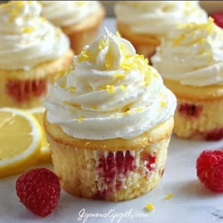 Raspberry Lemon Heaven Cupcakes Recipe