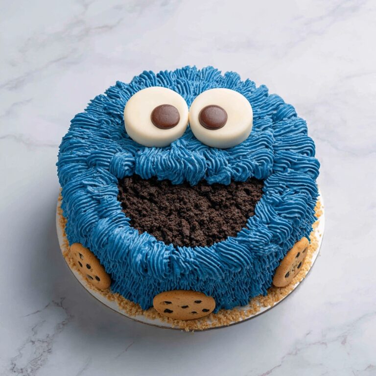 Cookie Monster Cake Recipe