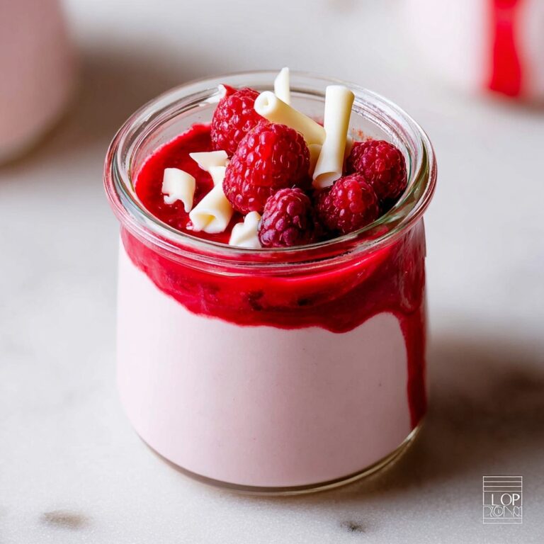 Vegan Raspberry White Chocolate Mousse Recipe