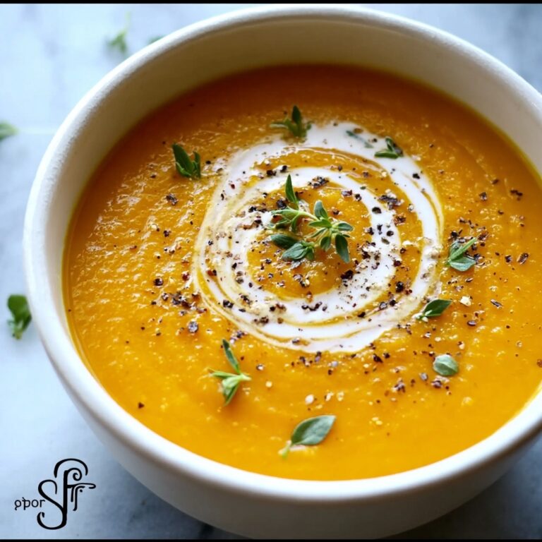 Creamy Butternut Squash and Sweet Potato Soup with Cumin and Cinnamon Recipe