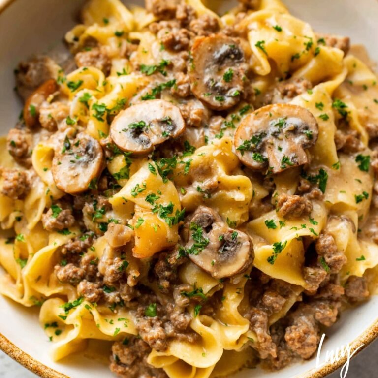 One-Pot Ground Beef Stroganoff Recipe