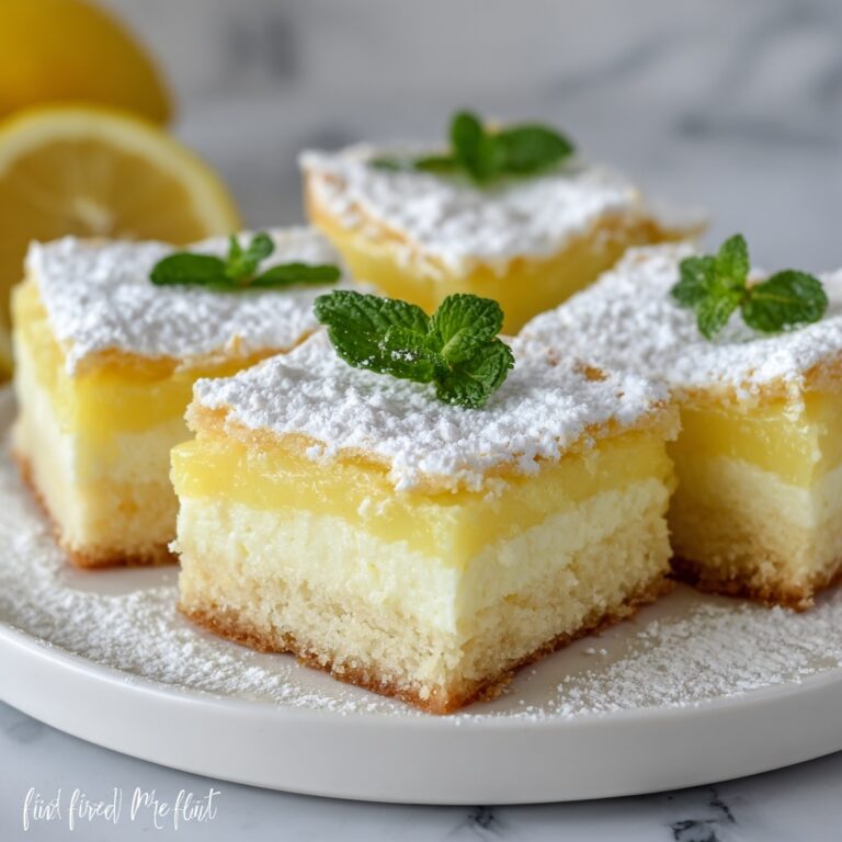 Vanilla Custard Cream Squares Recipe