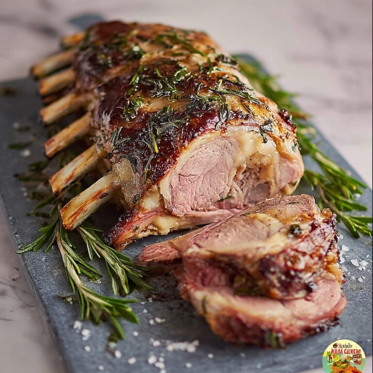 Roast Rack of Lamb with Rosemary Recipe