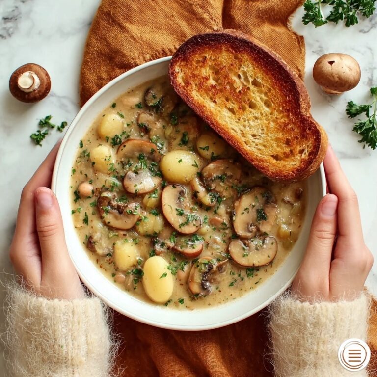 Vegan White Bean Mushroom Stew Recipe
