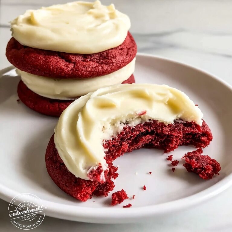 Red Velvet Cookies with Cream Cheese Frosting Recipe