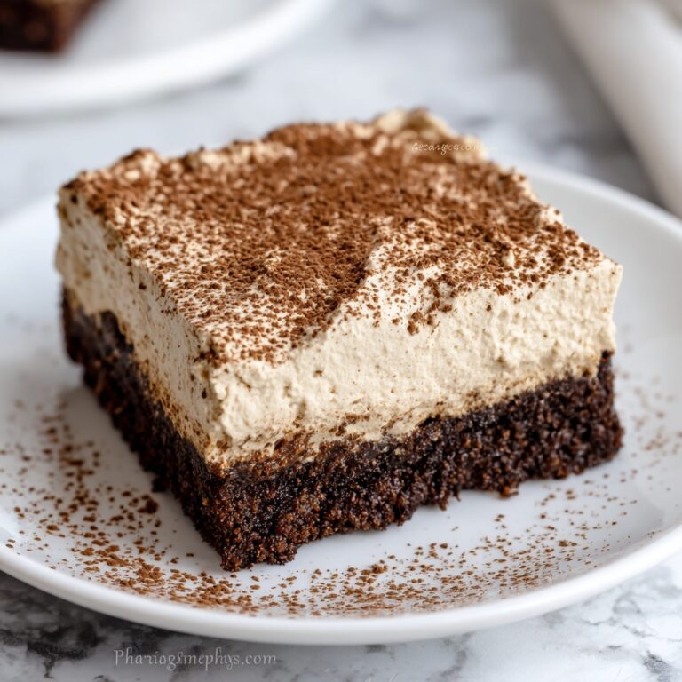 Tiramisu Brownies Recipe