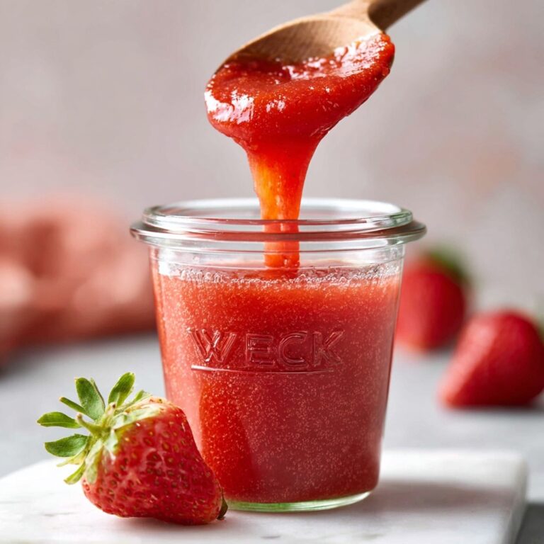 Quick & Easy Strawberry Coulis (Strawberry Sauce) Recipe