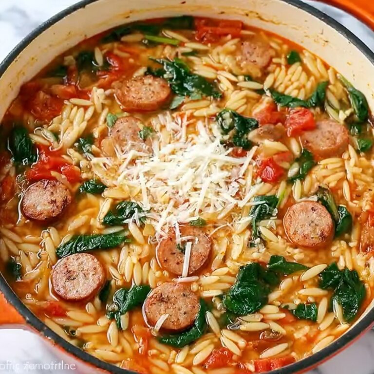 Marry Me Sausage Orzo Soup Recipe