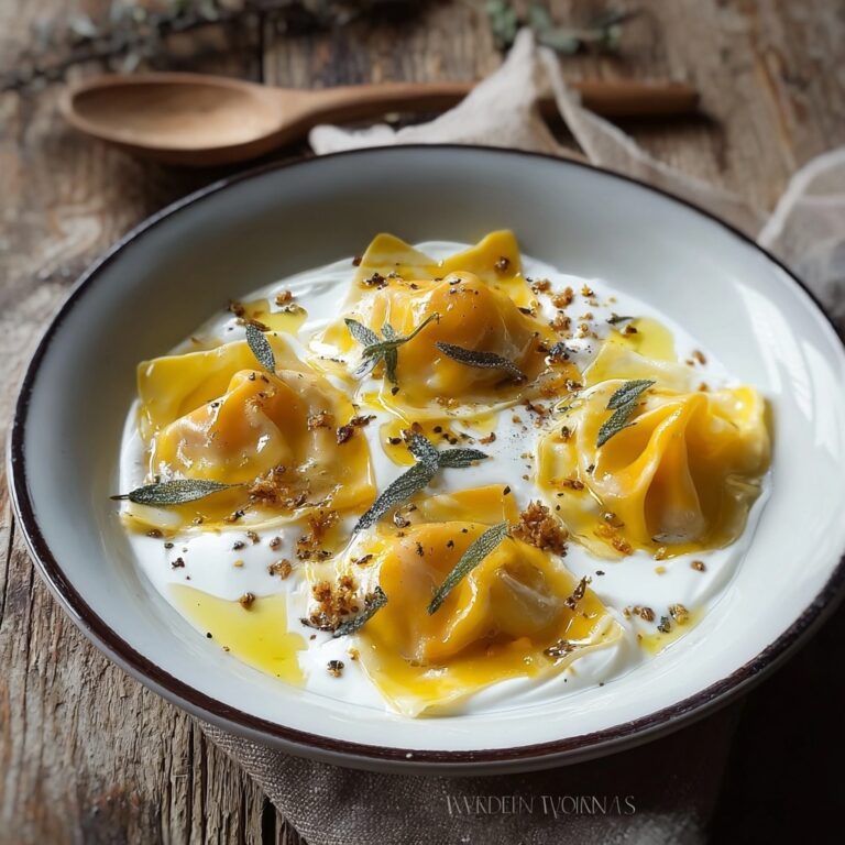 Red Kuri Squash and Goat’s Cheese Manti Recipe