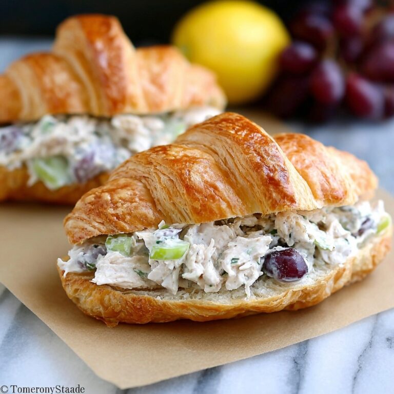 Chicken Salad Croissant Sandwiches Recipe