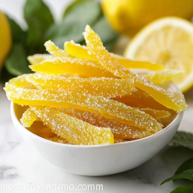 Candied Lemon Peel Recipe