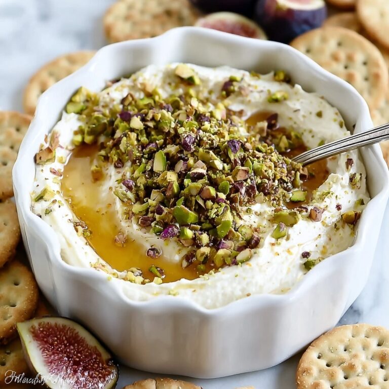 Boursin Fig Hot Honey Pistachio Dip Recipe