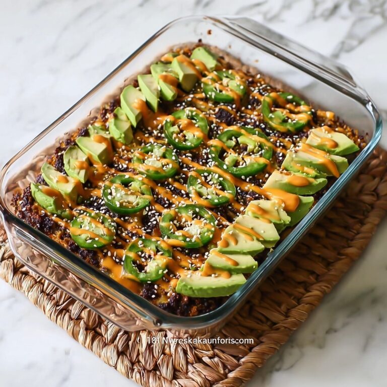 Spicy Salmon Sushi Bake Recipe