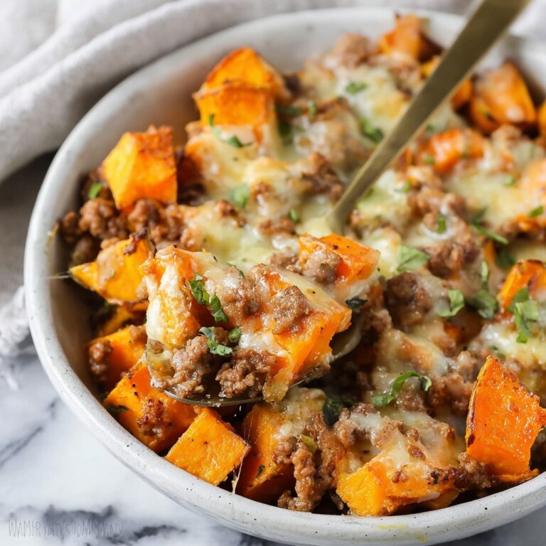 Ground Turkey Sweet Potato Bake Recipe