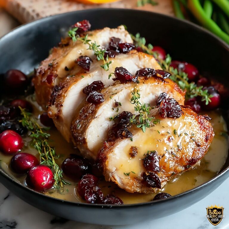 Impressive Cranberry Brie Stuffed Chicken: A Flavorful Showstopper Recipe